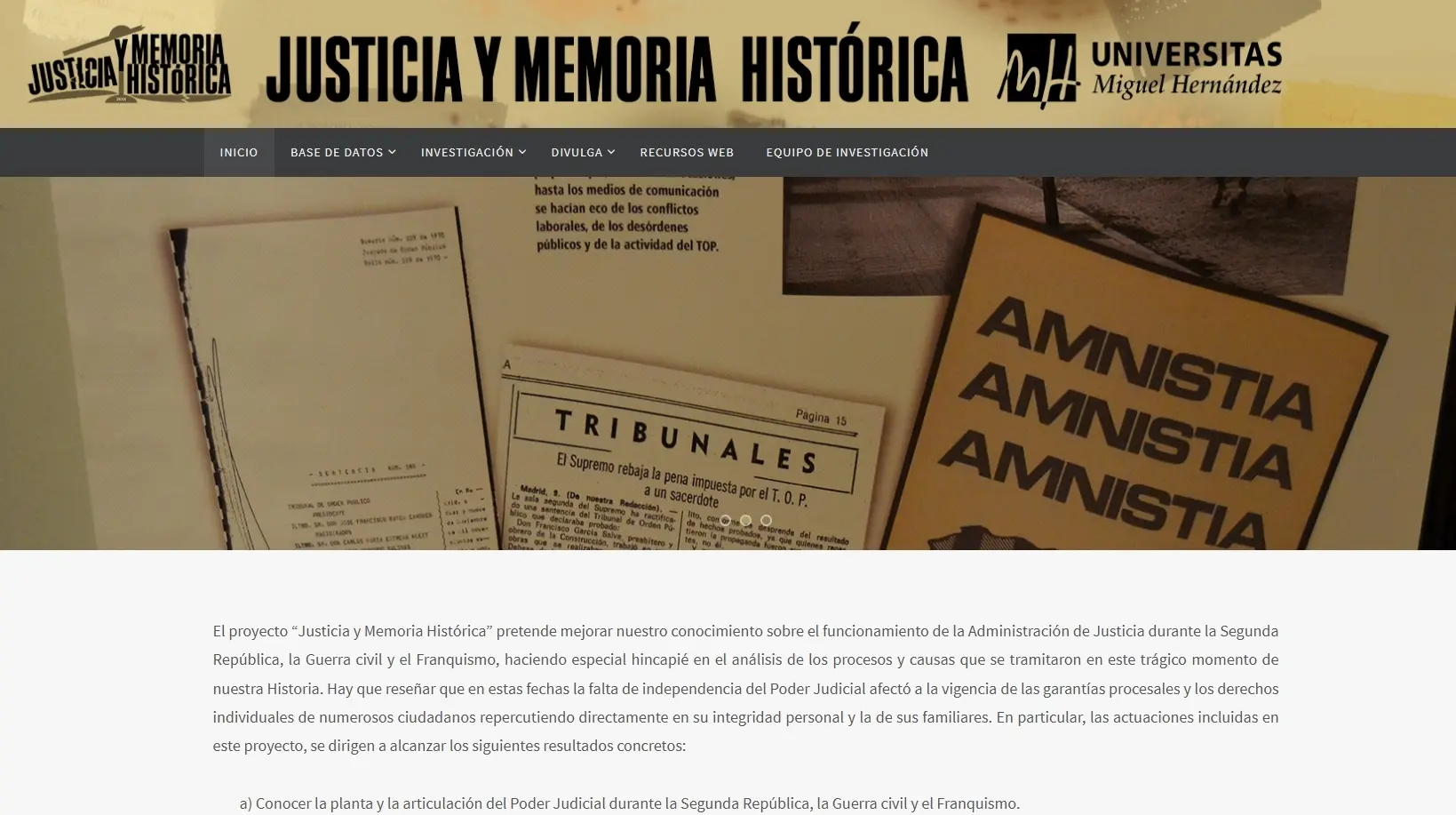 Justicia y Memoria Histórica preview